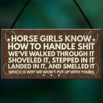 Horse Signs Funny Plaque Horse Sign For Bedroom Signs Gifts