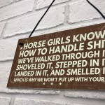 Horse Signs Funny Plaque Horse Sign For Bedroom Signs Gifts