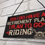 BIKE MOTORCYCLE Sign Hanging Plaque Gifts For Dad Grandad 