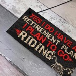 BIKE MOTORCYCLE Sign Hanging Plaque Gifts For Dad Grandad 