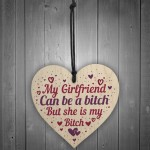 Funny ANNIVERSARY VALENTINES DAY Gift Wooden Heart Gifts