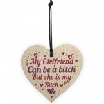Funny ANNIVERSARY VALENTINES DAY Gift Wooden Heart Gifts