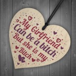 Funny ANNIVERSARY VALENTINES DAY Gift Wooden Heart Gifts