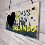 Chalkboard Holiday Countdown To ORLANDON America Novelty Gift