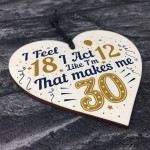 30th Birthday Decorations Funny Novelty Gifts Card For Family