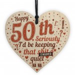 FUNNY 50th Birthday Gifts For Men Women Mum Dad Brother Sister