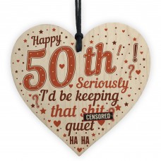 FUNNY 50th Birthday Gifts For Men Women Mum Dad Brother Sister