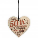 FUNNY 50th Birthday Gifts For Men Women Mum Dad Brother Sister