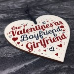 1st Valentines Card For Boyfriend Girlfriend First VALENTINES