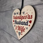 1st Valentines As Husband Wife Valentines Day Card For Wife