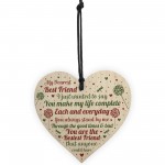 Friendship Gifts Friendship Plaque Wooden Heart Thank You Gift 