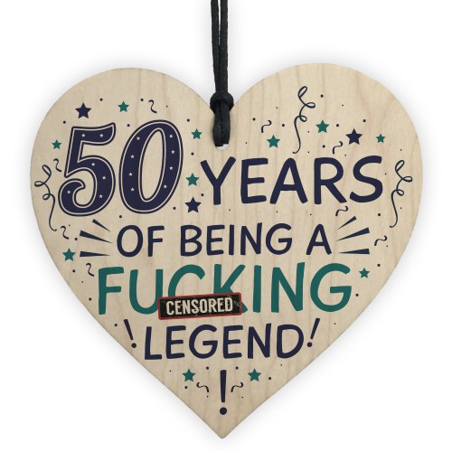 50th Birthday Funny Rude Gifts For Women Men Friend Brother Mum 