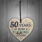 50th Birthday Funny Rude Gifts For Women Men Friend Brother Mum 