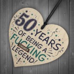 50th Birthday Funny Rude Gifts For Women Men Friend Brother Mum 