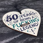 50th Birthday Funny Rude Gifts For Women Men Friend Brother Mum 
