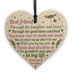 Friendship Sign Best Friend Plaques Gifts Shabby Chic Heart