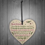 Friendship Sign Best Friend Plaques Gifts Shabby Chic Heart