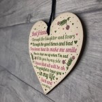 Friendship Sign Best Friend Plaques Gifts Shabby Chic Heart