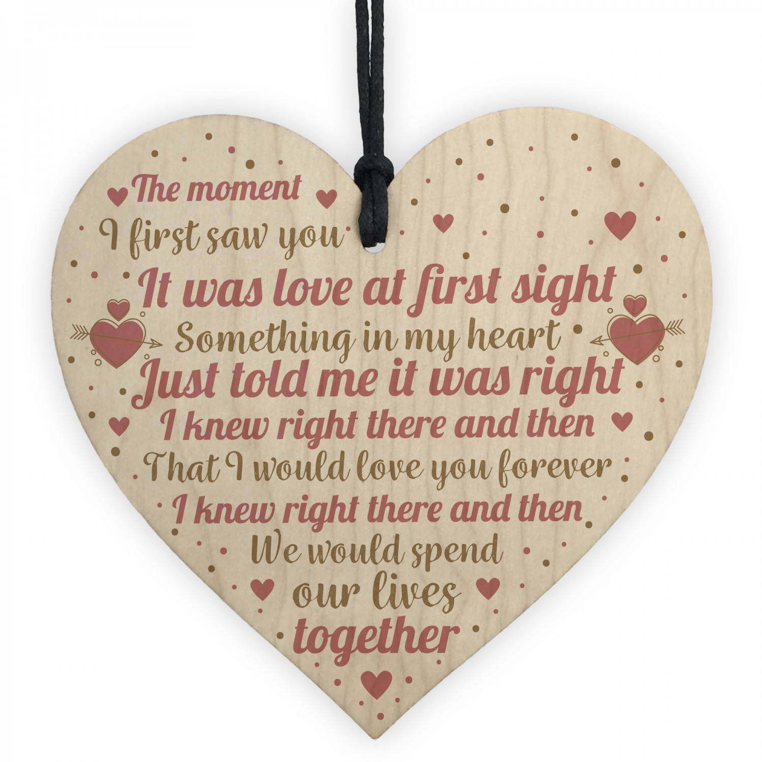 Worlds Best Husband Wall Sign Love Heart Plaque Anniversary Birthday Romantic