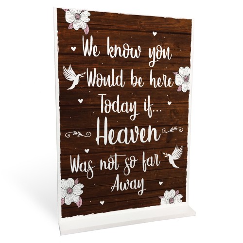 MEMORIAL WEDDING Table Sign Reception Wedding Decoration