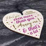 Love You Plaque Funny Valentines Gift For Him Valentines Day