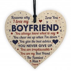 Perfect Romantic Valentines Gift For Your Boyfriend Wood Heart