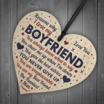 Perfect Romantic Valentines Gift For Your Boyfriend Wood Heart