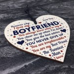 Perfect Romantic Valentines Gift For Your Boyfriend Wood Heart