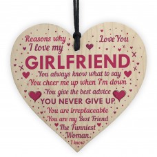 Perfect Romantic Valentines Gift For Your Girlfriend Wood Heart