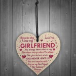 Perfect Romantic Valentines Gift For Your Girlfriend Wood Heart