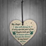 Wood Memorial Gift Remembrance Plaque For Mum Dad Nan Grandad