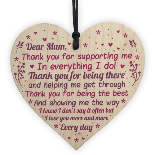 Mummy To Be Gift Wooden Heart Mothers Day Gift For Her Mother