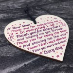 Mummy To Be Gift Wooden Heart Mothers Day Gift For Her Mother