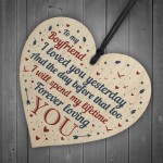 Novelty Valentines Gifts For Boyfriend Gifts For Him Wood Heart 