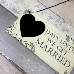 Wedding Countdown Chalkboard Plaques Sign Engagement Gifts