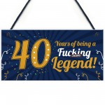 Funny 40th Birthday Present For Men Women 50th Birthday Card 