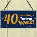 Funny 40th Birthday Present For Men Women 50th Birthday Card 