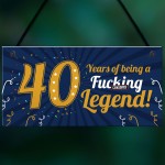 Funny 40th Birthday Present For Men Women 50th Birthday Card 