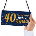 Funny 40th Birthday Present For Men Women 50th Birthday Card 