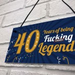 Funny 40th Birthday Present For Men Women 50th Birthday Card 