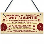 Auntie 40th 50th 60th Birthday Card Gift Plaque Mothers Day Gift