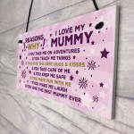 Mummy Birthday Gift Mummy Birthday Card Mothers Day Gift Plaque 