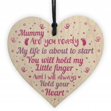 Mummy To Be Baby Shower Gift Heart New Baby Gift Plaque