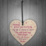 Mummy To Be Baby Shower Gift Heart New Baby Gift Plaque