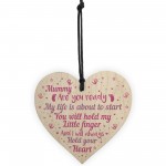 Mummy To Be Baby Shower Gift Heart New Baby Gift Plaque
