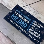 FUNNY Dad Gifts Daddy Gift From Daughter Funny Fathers Day Gift 