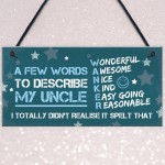 FUNNY Uncle Gifts Quirky Gift For Uncle Fathers Day Gift For Hi