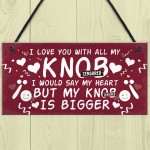 FUNNY Anniversary Card For Her Plaques Valentines Gifts For Her