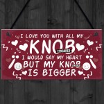 FUNNY Anniversary Card For Her Plaques Valentines Gifts For Her