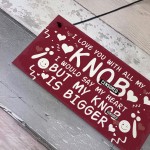 FUNNY Anniversary Card For Her Plaques Valentines Gifts For Her